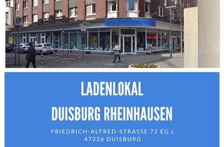 Geschäftslokal mieten in Friedrich-Alfred-Straße 72, 47226 Hochemmerich, Attraktives Eck-Ladenlokal in der Rheinhauser Fußgängerzone