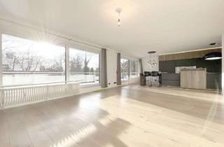Penthouse kaufen in 81545 München, Exklusiv-Penthouse, barrierefrei, umlaufende Südwest-Dachterrasse, grün, uneinsehbar, absolut ruhig