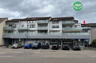 Wohnung kaufen in 76275 Ettlingen, Sonnenverwöhnte und geräumige 2‑Zimmer-Penthaus-Dachgeschosswohnung mit Süd‑Dachterrasse – Ettlingen