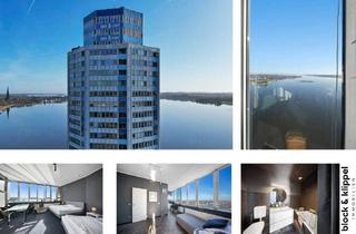 Wohnung kaufen in 24837 Schleswig, 1,5-Zimmer-Apartment im 27. Stock mit direktem Blick auf den Schleswiger Hafen