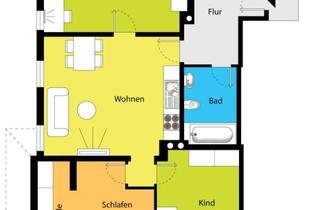 Wohnung mieten in 01662 Meißen, Charmante Dachgeschosswohnung mit großer Dachterrasse in Meißen!