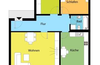 Wohnung mieten in 01796 Pirna, Erstbezug! Individueller Dachtraum, liebevoll saniert! Fußbodenheizung, Wohnküche, Parkett!