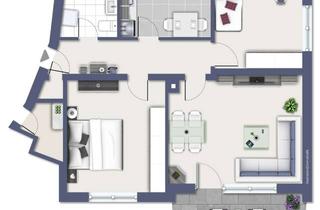 Wohnung kaufen in 74736 Hardheim, Wir bieten an: 3Zi-Wohnung mit Küche und Garage in Hardheim