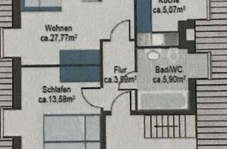 Wohnung mieten in 85748 Garching, Exklusive, gepflegte 2-Zimmer-DG-Wohnung mit Einbauküche in Garching bei München