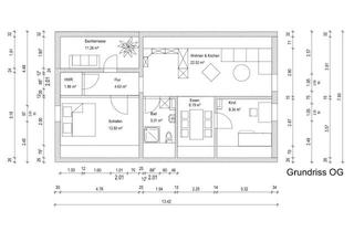 Wohnung mieten in 49406 Barnstorf, Erstbezug nach Kernsanierung-großzügige 3-Zimmer-Dachgeschosswohnung