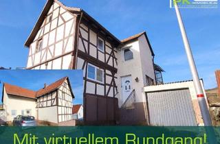Einfamilienhaus kaufen in 36214 Nentershausen, Viel Platz, viel Potenzial: 7-Zimmer-Einfamilienhaus in 36214 Nentershausen mit Garage und Kaminofen