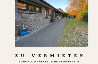 Haus mieten in 24594 Hohenwestedt, Modern ausgestattete Bungalowhälfte