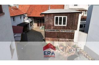 Grundstück zu kaufen in 68623 Lampertheim, Viel Raum für Ideen – Grundstück mit Werkstatt, Scheune und Entwicklungspotenzial in Lampertheim