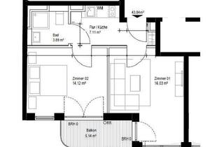 Immobilie mieten in 10317 Lichtenberg, 2-Zimmer-Wohnung mit Balkon in Berlin-Lichtenberg