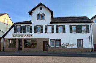 Haus kaufen in 67308 Albisheim, Hobbygärtner & Handwerker aufgepasst: Historisches Anwesen mit Ladengeschäft im Ortskern