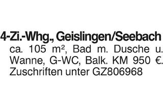Wohnung mieten in 73312 Geislingen, 4-Zi.-Whg., Geislingen