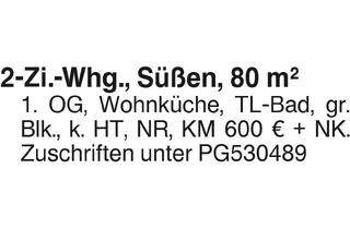 Wohnung mieten in 73079 Süßen, 2-Zi.-Whg., Süßen