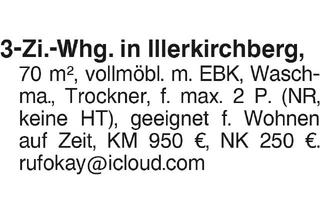Wohnung mieten in 89171 Illerkirchberg, 3-Zimmer-Wohnung