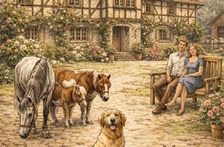 Haus kaufen in 63599 Biebergemünd, Biebergemünd - Wunderschöne Hofanlage, 2 Häuser, Stallungen, Scheune, Remise uvm