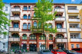 Wohnung kaufen in Gubener Straße 37, 10243 Friedrichshain, Kapitalanlage in Friedrichshain: Vermietete Altbauwohnung im charmanten Gründerzeithaus