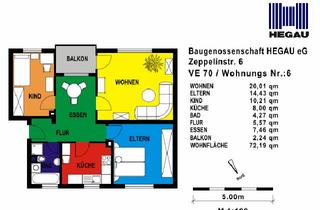 Wohnung mieten in Zeppelinstr., 78333 Stockach, gemütliche 3 Zimmerwohnung zu vermieten