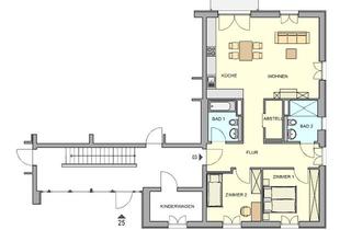 Wohnung mieten in Blumenstraße 25, 01689 Weinböhla, Großzügige Neubau-3-Raum-WE in Weinböhla