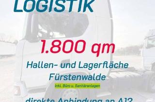 Büro zu mieten in 15517 Fürstenwalde, Hallen- und Lagerfläche mit ca. 1800 m inkl. Büro- und Sanitäranlagen