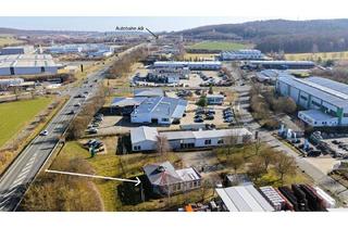 Lager kaufen in Eschenweg, 07616 Petersberg, Gewerbestandort mit Sichtlage nahe A9 –2.236 m² Grundstück- Halle, Büro 170 m² Nfl + Ausbaupotential