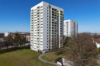 Wohnung kaufen in Breslauerstraße 18, 89231 Neu-Ulm, Weitblick garantiert – 3-Zimmer-Wohnung mit Loggia und Gemeinschaftsschwimmbad in Ludwigsfeld