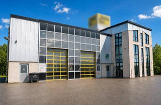 Gewerbeimmobilie kaufen in Am Fuchloch 11, 04720 Döbeln, Halle mit Büro & Wohnung an der Abfahrt A14