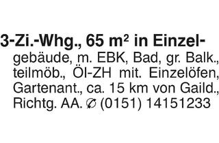 Wohnung mieten in 73453 Abtsgmünd, 3-Zi.-Whg.,