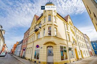 Wohnung kaufen in 18439 Stralsund, Vermietete Etagenwohnung mit Balkon im Zentrum der Altstadt Stralsunds