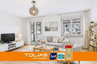 Wohnung kaufen in 70734 Fellbach, Fellbach - Die einfache Art anzukommen: leerstehende 3-Zimmer-Wohnung mit Westbalkon nahe Kappelberg