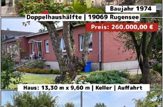 Doppelhaushälfte kaufen in 19069 Lübstorf, Lübstorf - Doppelhaushälfte in Rugensee