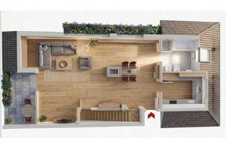 Wohnung kaufen in 48153 Berg Fidel, Helle Dachgeschosswohnung mit Loggia, Spitzboden und Tiefgaragenstellplatz in Münster-Süd