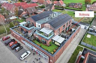 Wohnung kaufen in 26802 Moormerland, Warsingsfehn! OG-Wohnung Nr. 02 mit Balkon, Stellplatz und Fahrstuhl in zentraler Wohnlage!