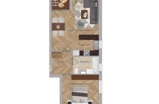 Wohnung mieten in Leipziger Straße 33, 86368 Gersthofen, Gemütliche 2-Zimmer-Wohnung in ruhiger Lage von Gersthofen