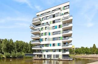 Wohnung mieten in 21109 Wilhelmsburg, Luxuriöse, voll möblierte 2-Zimmer-Wohnung mit Balkon – Erstbezug nach Sanierung – Am Inselpark