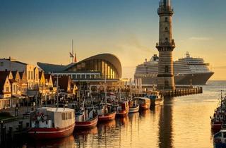 Wohnung mieten in 18119 Seebad Warnemünde, Barrierefreier Wohntraum in Warnemünde: Exklusive 3-Zimmer-Luxuswohnung mit 3 Terrassen&Schiffsblick