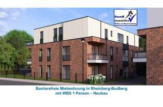 Sozialwohnungen mieten in 46509 Xanten, barrierefreie Mietwohnung mit WBS (1 Person)