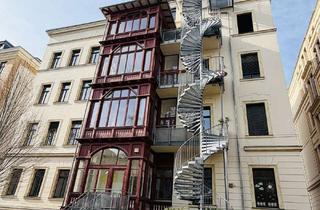 Wohnung mieten in Schwägrichenstraße, 04107 Zentrum-Süd, ***TOLLE 2 RAUM DACHGESCHOSSWOHNUNG IN BESTER LAGE-EINBAUKÜCHE-BALKON- GÄSTE WC***