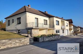 Haus kaufen in 97232 Giebelstadt, Wohnen auf einer Ebene - hier möglich! Für eine Familie oder zwei Parteien!