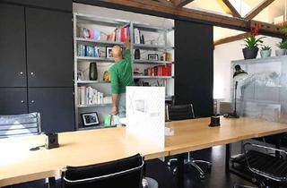 Gewerbeimmobilie mieten in 80469 Ludwigsvorstadt-Isarvorstadt, Flex Desk in einer ehemaligen Motorradwerkstatt