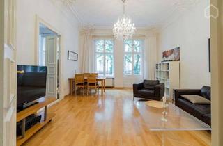 Immobilie mieten in Pfalzburger Straße, 10719 Wilmersdorf, Kudamm Luxus Appartement, massive Stuckdecke, franz. Balkon