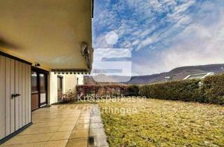 Wohnung kaufen in 72574 Bad Urach, Erdgeschosswohnung mit Terrasse, Garten und Blick auf den Rutschenfelsen