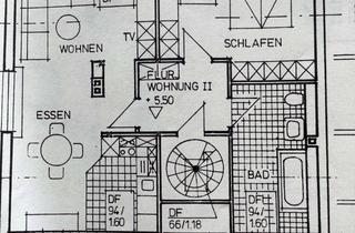Wohnung mieten in 53881 Euskirchen, 2 Zimmer Dachgeschosswohnung in Euskirchen (Ortsteil) mit Einbauküche