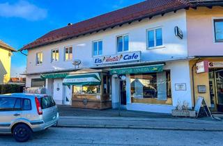 Gewerbeimmobilie kaufen in 82380 Peißenberg, Beliebtes und komplett ausgestattetes Eiscafé mit großer Wohnung im 1. & 2. Obergeschoss