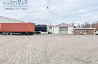 Büro zu mieten in 25335 Elmshorn, 2 Hallen mit Büro und großer Außenfläche suchen neuen Nutzer