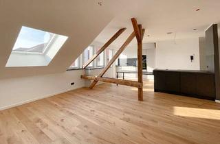 Wohnung kaufen in 99096 Löbervorstadt, Dichterviertel – Funkelnagelneue Dachgeschosswohnung mit Südwest-Balkon im sanierten Gründerzeithaus