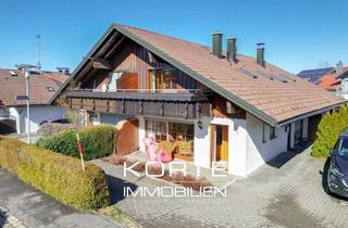 Wohnung kaufen in 88171 Weiler-Simmerberg, Haus-im-Haus-Gefühl: Maisonette mit Terrasse, Balkon & Kaminofen in Simmerberg im Allgäu