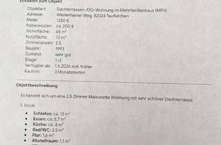 Wohnung mieten in Westerhamer Weg 64, 82024 Taufkirchen, 65 m² Wohnung in Taufkirchen