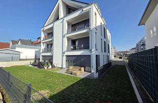 Wohnung mieten in 55252 Mainz-Kastel, 3-Zimmer-Wohnung in Mainz-Kastel: Neubau 2023, Terrasse, Gartenanteil, Einbauküche, Tiefgarage