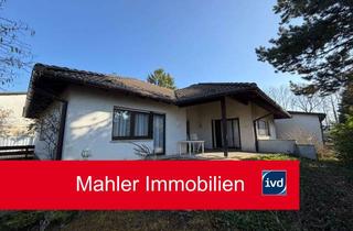 Haus kaufen in 64404 Bickenbach, Wohnen und Arbeiten in Bickenbach - Bungalow mit Gewerbehalle