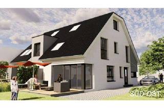 Doppelhaushälfte kaufen in Fasanenweg, 40468 Unterrath, Doppelhaushälfte mit Keller inkl. Grundstück, KfW 40, A+ mit PV-Anlage, Wärmepumpe