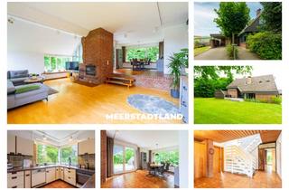 Haus kaufen in 24861 Bergenhusen, Nicht alltäglich! Architektur aus den 70ern mit offenem Wohn-Essbereich, Kamin und viel Platz